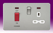 Screwless Flatplate - Brushed Chrome Cooker Control Unit product image 2