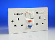 White Sockets RCD Protected product image