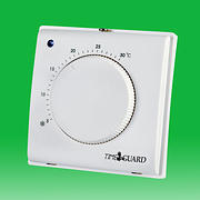 Electronic Room Thermostat - Tamper Proof - 6 Amp