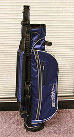 Skymax Pencil Golf Bag - Navy with Silver Piping