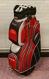 Skymax Premier Cart Golf Bag - Black/Red