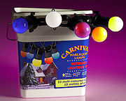 Carnival Light Set   c/w 10 x 15w Golf Ball Lamps