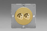 European Toggle Switches VariGrid - Brushed Brass product image 2