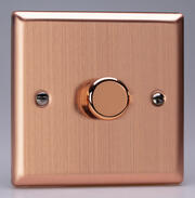 Varilight - Brushed Copper - 120w Silent Trailing Edge LED Dimmers product image