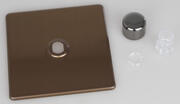 Varilight Matrix - Dimmer Plate Kits - Bronze - Screwless product image