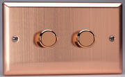 Varilight Matrix - Dimmer Plate Kits - Brushed Copper product image 4