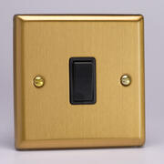 Varilight - Light Switches - Classic Brushed Brass - Black product image
