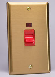 Varilight - Cooker Switches - Classic Brushed Brass product image