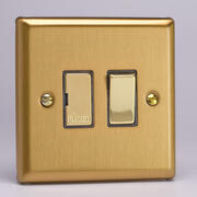Varilight - Fused Spurs / Connection Units - Classic Brushed Brass product image