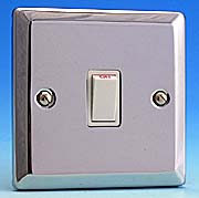 20 Amp DP Switch - Chrome