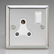 Mirror Chrome - Round Pin Sockets with White Inserts product image 3
