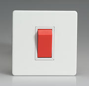 45 Amp DP Switch (Sq) - Premium White