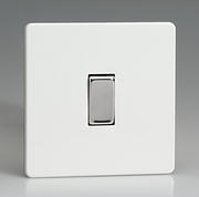 1 Gang Intermediate Light Switch - Premium White