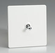 1 Gang Intermediate Toggle Light Switch - Premium White