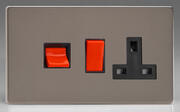 Varilight - Screwless Pewter - Cooker Switches product image