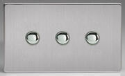 Impulse Push On/ Off Switches - Brushed Stainless Steel product image 3