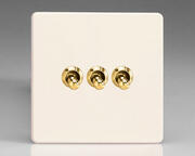 Varilight - Toggle Switches - Primed - Brass product image 3