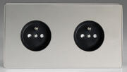 European Sockets with Pin Earth - Polished Chrome product image 2