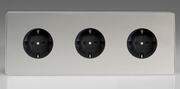 European Sockets with Schuko Earth - Polished Chrome product image 3