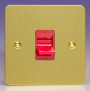 Varilight - Ultraflat Brushed Brass - 20 & 45 Amp DP Switches product image 4