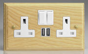 Kilnwood - Ash USB Socket product image
