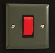 45 Amp DP Switch - Sq - Graphite