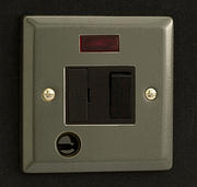 13 Amp Switched Fused Spur + Neon + Flex Outlet - Graphite
