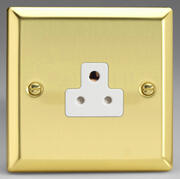 Victorian Brass - Round Pin Sockets with White Inserts product image