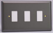 Varilight - PowerGrid Range - Vogue - Slate Grey - Grid Plates - c/w Grid Frame product image 3