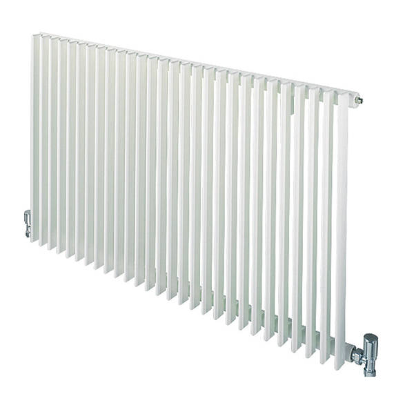 Quinn Adagio Designer Double Radiator 600mm x 630mm White