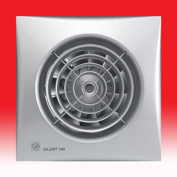 SILENT 100 DESIGN | WALL  CEILING VENTILATION EXTRACTOR FANS FOR
