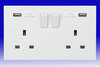 Sockets - Twin Sockets with USB product image