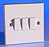 All 3 Gang Light Switches - White product image