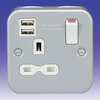 Sockets - Single Sockets with USB product image