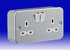 All Twin Switched Sockets - Metalclad product image