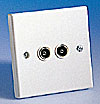 All Twin - FM Aerial Socket TV and Satellite Sockets - White product image