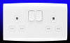 All Twin Switched Sockets - White product image