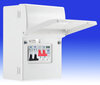 EV Consumer Unit 100A Switch + 40A MCB + SPD - IP20 - White