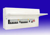 11 Way Metal Dual Split Consumer Unit c/w 2 x RCDs (Type A) + 10 MCBs + SPD