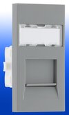 All RJ45 Data Euro Module - Grey - Inserts product image