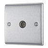 All Aerial Socket TV and Satellite Sockets - Brushed Steel product image
