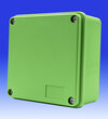 Green Earthing Box 100mm x 100mm x 50mm