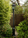 All Black Lamp Post - Cristo Grande product image