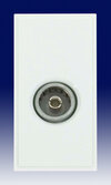 All TV/FM Coaxial Data Euro Module - White - Inserts product image