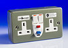 All Twin Switched Sockets - Metalclad RCD product image