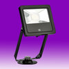 10W LED Floodlight - Colour Switchable - Black