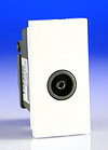 All TV Coaxial Data Euro Module - White - Inserts product image
