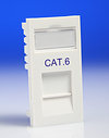 All RJ45 Data Euro Module - White - Inserts product image