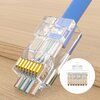 RJ45 CAT6 Pass-Through Plug