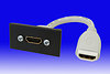 All HDMI Data Euro Module - Black - Inserts product image